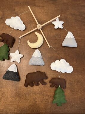 Woodland Theme Crib Mobile